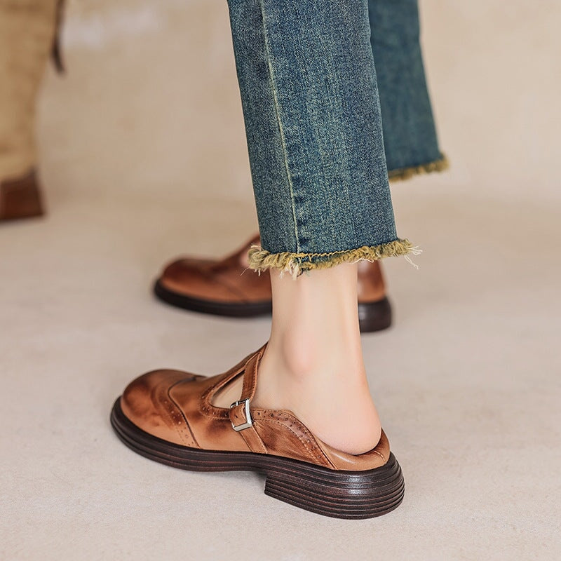 Mattea | Elegant Mary Janes Made Of Vegan Leather