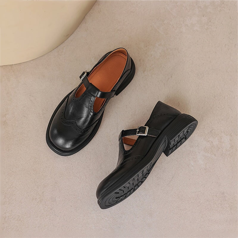 Mattea | Elegant Mary Janes Made Of Vegan Leather