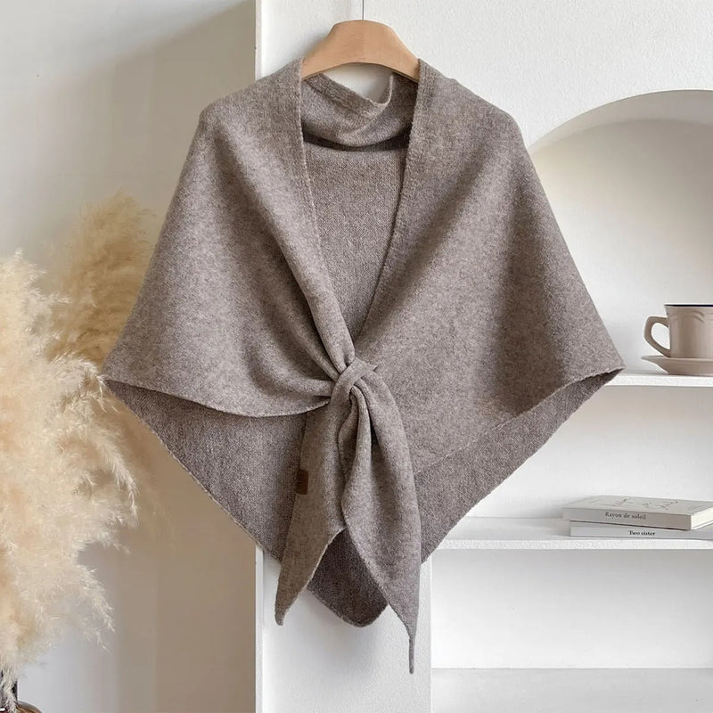 Jocelyna - Knotted Wrap Shawl