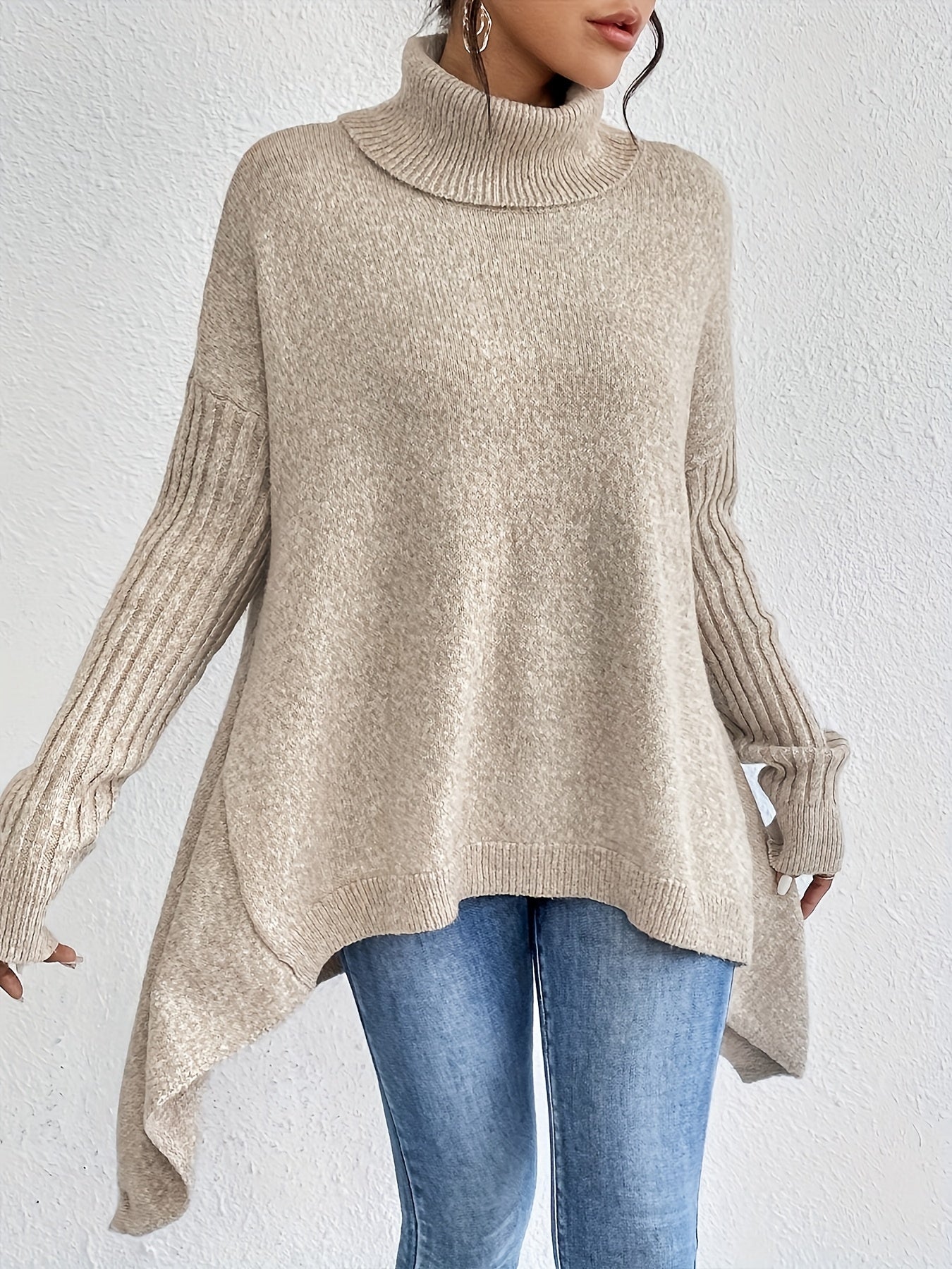 Isla - Oversized Turtleneck Sweater