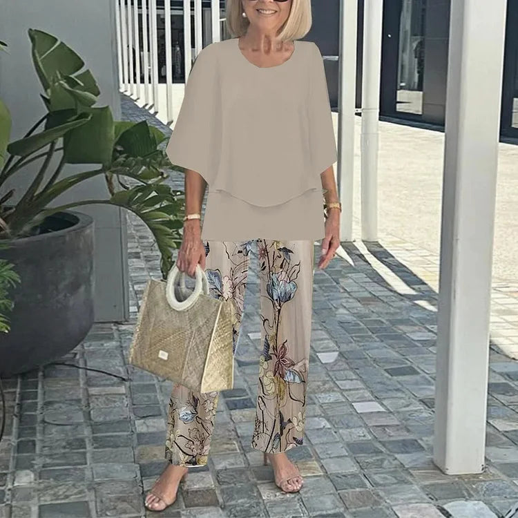Monique | Trendy Printed Two-Piece Set