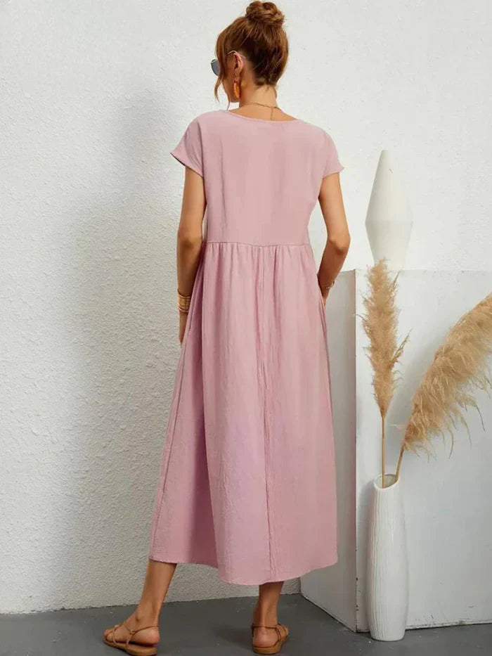 Evelyn | Elegant Tummy Coverage Dress