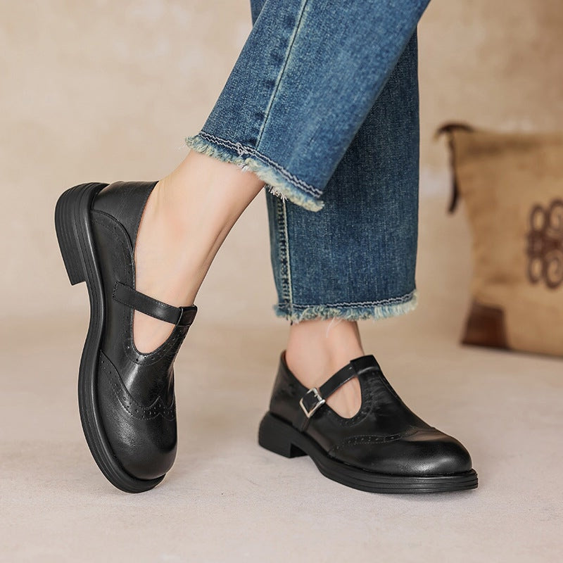 Mattea | Elegant Mary Janes Made Of  Vegan Leather